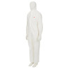 Antistatic protection coverall 4540+ against dry particles and chemicals type 5/6 White+Blue 3M