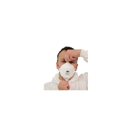 Mascarilha dobrada autofiltrante 9332+GEN3 contra partículas, com válvula de alta ventilação Aura 3M