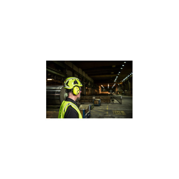 Bluetooth® earmuffs MT15H7P3EWS6 with level-dependent functionality and helmet attachment 3M