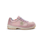 Chaussures de sécurité Lady LIKE avec protection S1P SRC en tissu vintage fuchsia et wisteria DIKE.