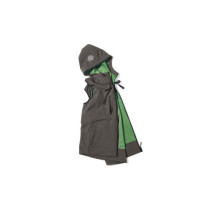 Gold work jacket with polyester hood and waterproof elastane DIKE
