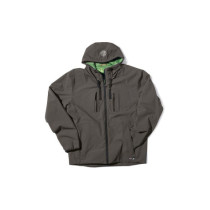 Goodwin work jacket with polyester hood and water-repellent elastane in various colors DIKE