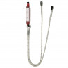 The double rope tie Ø10.5 mm with energy absorber.