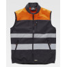 Workshell windproof vest with reflective tapes WORKTEAM C2921