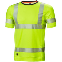 High visibility t-shirt breathable fabric Hh Lifa Active Helly Hansen
