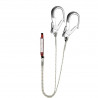 El. double rope mooring Ø10.5 mm with energy absorber and 64mm hook