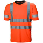 High visibility fluorescent t-shirt elastic fabric Addvis Tee Helly Hansen