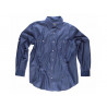 Chemise industrielle en tissu denim WORKTEAM B8700 à col classique.