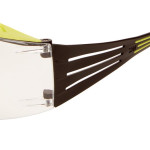 Occhiali di sicurezza montatura verde/nera con trattamento antigraffio superiore (K), lente incolore SecureFit 400X 3M