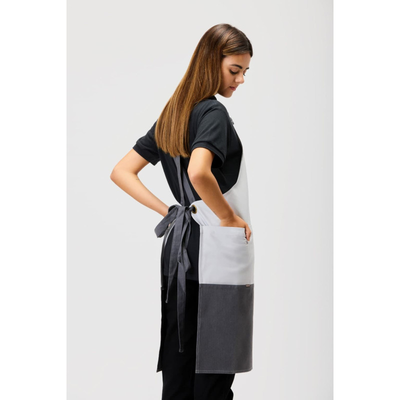 Apron with bib combined with stain-resistant rivets M750 WORKTEAM