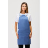 Apron with bib in canvas combined with crossed straps M752 WORKTEAM