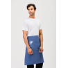 Long French apron in combined canvas design M753 WORKTEAM