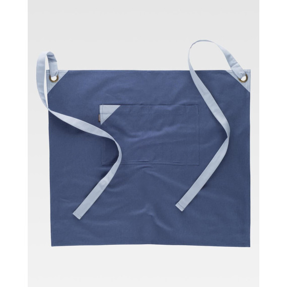 Tablier français long en design toile combiné M753 WORKTEAM
