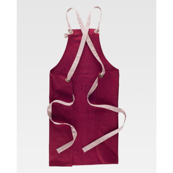 Unisex cross-back service apron M754 WORKTEAM