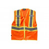 Gilet réfléchissant-fluo avec décolleté en V WORKTEAM C3621