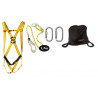 Fall arrest kit with harness kit with harness 80050+ 80108 adjustable+80124 ELBRUS 50 R-PLUS