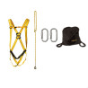 Fall arrest kit with harness and adjustable rope ELBRUS 50R