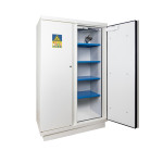 Sehender Safety Ward Flammschutzmittel 90 Minuten, 2 Türen, für Lithium-Ionen-Batterien, 4 Regale E35LI und E35LI + 1 Löscher