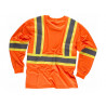 High visibility long sleeve shirt EN ISO20471 C3633 WORKTEAM