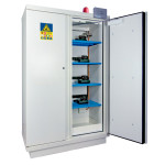 SIGHTED SAFETY WARD Flame retardant 90 minutes, 2 doors, for lithium-ion batteries, with 4 shelves E35Li + 1 x Vig290