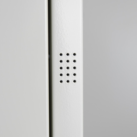Feuerfester Sicherheits-Schrank für 90 Minuten, 1 Tür für Lithium-Ionen-Batterien, zum Ausstatten.