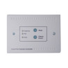 Visual and audible alarm + control box + smoke detector + EX100LI extinguisher + cable conduit