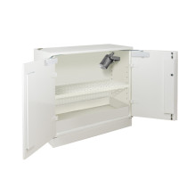 2-door flame retardant wardrobe for preequipped lithium batteries with 1 shelf E04LI + 1 EX100LI (extinguisher)