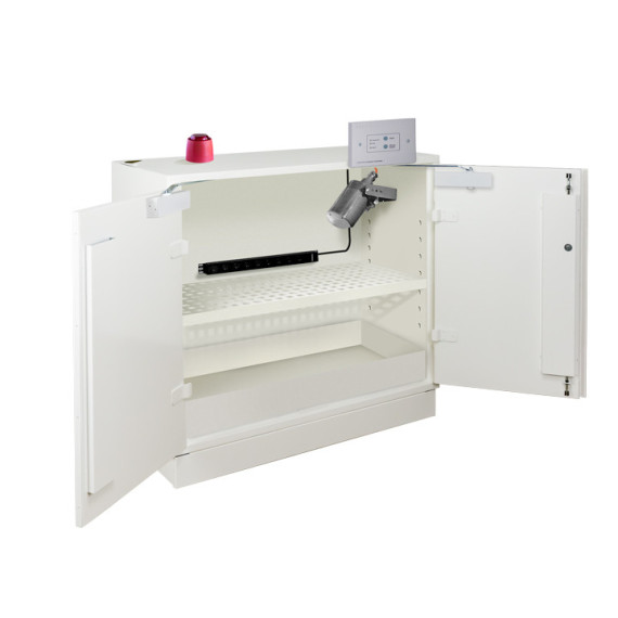 Batteries de comptable de garde-robe de sécurité Lithium, 2 portes + VIG190 + E04LI
