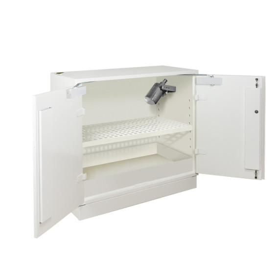 Gabinete de inconstante de 2 portas de 2 portas para baterias de lítio pré-pré-preme com 1 x Rack E06li + 1 x EX100LI (Extintor)