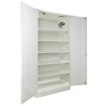 Wardrobe of 2 Doors High Resistance to Fire Resistance for PREEQUED LITHING BATTERY WITH 5 EL06LI + EX200LI shelves (extinguishe