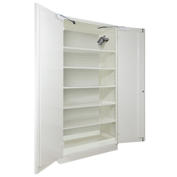 Armoire de 2 portes Haute résistance à la résistance au feu pour une batterie de litphage pré-élégante avec 5 étagères EL06LI + 