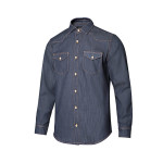 Camisa Denim Stretch Manga Longa Homem 405006s