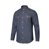 Camisa jeans stretch de manga comprida masculina 405006S