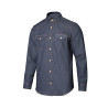 Chemise en denim stretch à boutons pour homme VELILLA Série 405006S