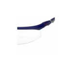 Gafa de segurança incolor com armação cinza/azul anti-risco (+K) S2001ASP-BLU-EU Solus 2000 3M