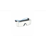 Cubregafas incolora con patillas azules de montura azul Scotchgard anti-empañamiento (K&N) SecureFit 3700 3M