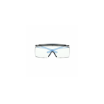 Clear goggles with blue temples and blue frame Scotchgard anti-fog (K&N) SecureFit 3700 3M