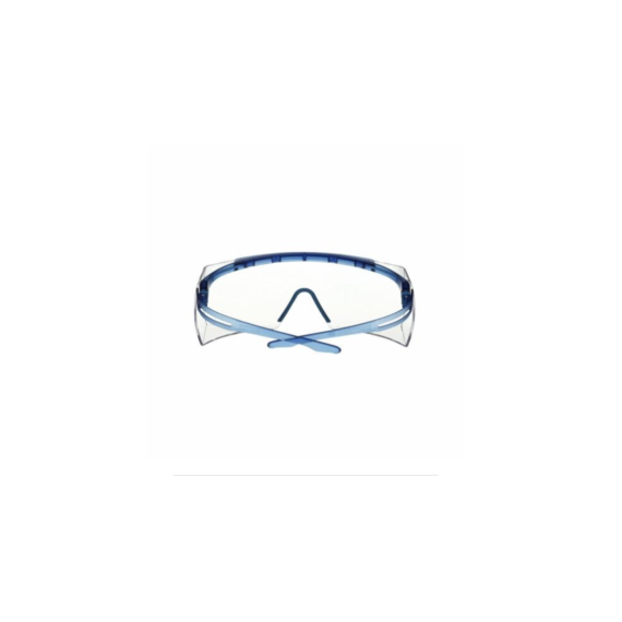 Cubregafas com hastes azuis, anti-riscos+ (K) de lente incolor 3M