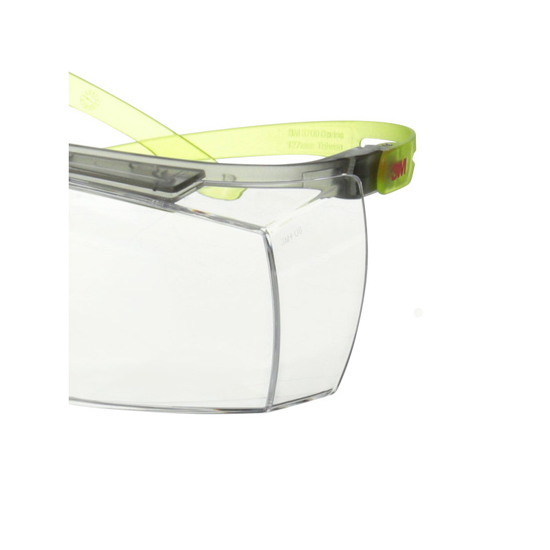 Capa de óculos claros e montura verde-limão anti-escurecimento (K&N) SecureFit Scotchgard 3700 3M