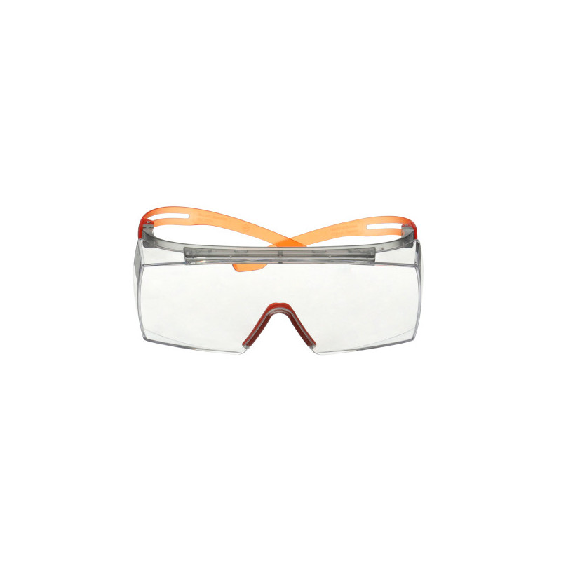 Anti-fog orange frame glasses cover (K&N) and SecureFit 3700 colorless eyepiece 3M
