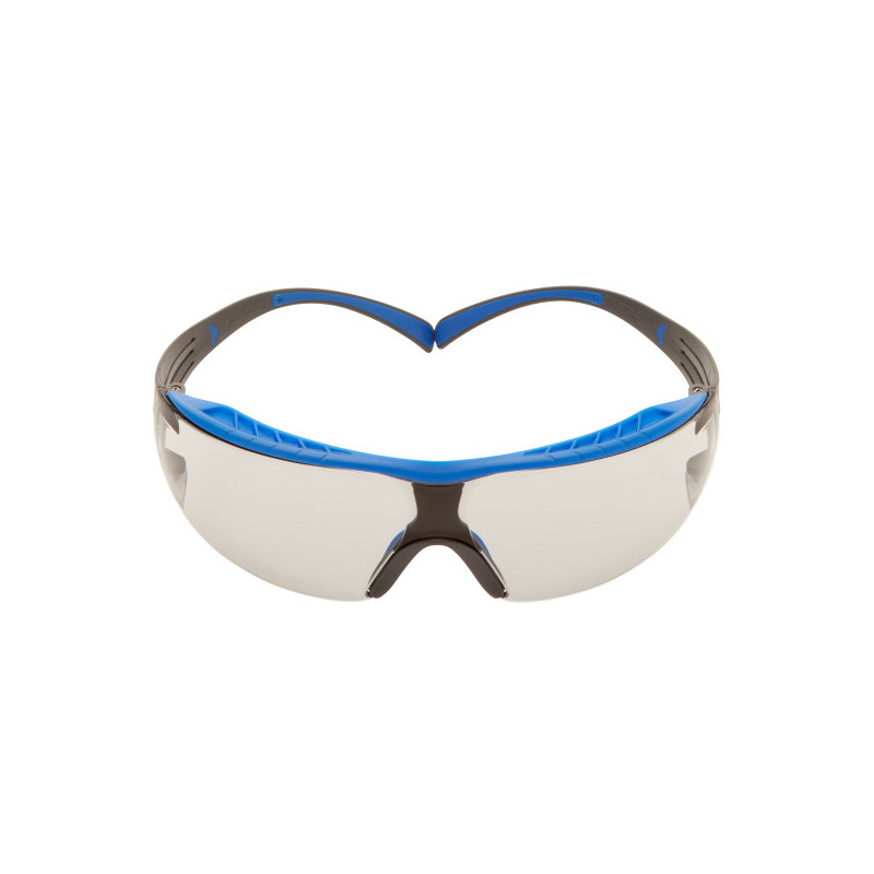 Óculos de proteção com armação azul/cinza e revestimento antiembaçante Scotchgard (K&N) 3M