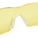 Protective glasses with black / green mount amber lens, anti-launch and anti-timing 3M. Ref: SF403AF