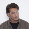 Gafas de seguridad antirrayaduras de lente incolora 3M