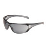 Lunettes de sécurité à lentille grise et monture noir vert, anti-rayures/anti-buée 3M