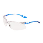 Colorless AR/AE safety glasses with a cord holder for the TORA CCS PC hearing protector 3M