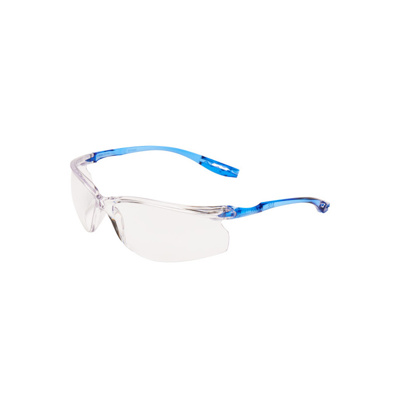 Des lunettes de sécurité sans couleur AR/AE à patte pour la corde du protecteur auditif TORA CCS PC 3M