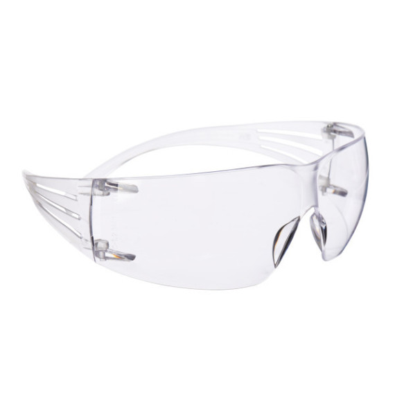 Lunettes de sécurité incolores avec protection latérale anti-relais de 3M. Ref: SF201AS