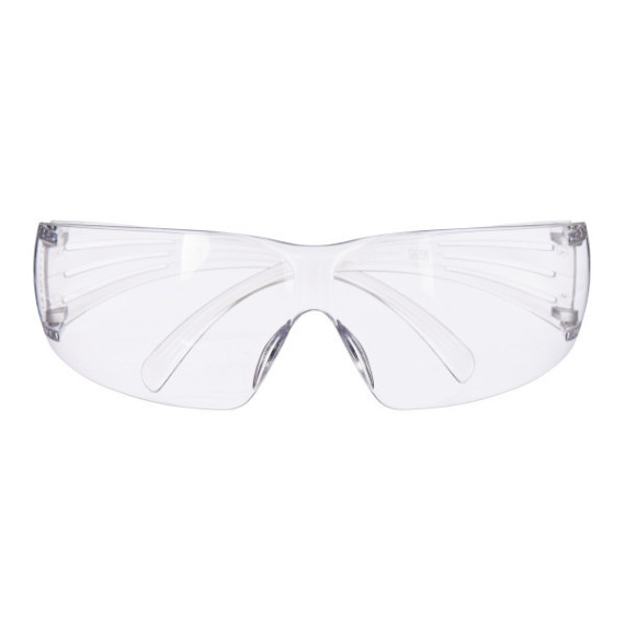 Lunettes de sécurité classe 1 incolores avec protection latérale anti-rayures 3M