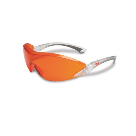 Óculos de segurança de lente laranja e anti-timing UV Ultimate Comfort PC 2846 3M Proteção. Ref: G2846