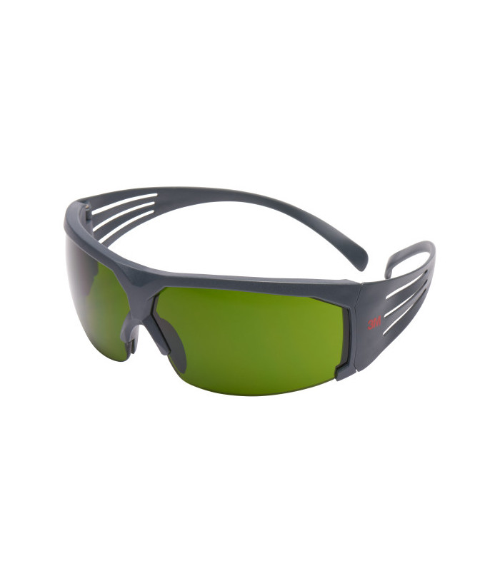 Les lunettes de protection à lunettes de protection de couleur 3 pour soudage de monture grise, anti rayures SecureFitTM 3M